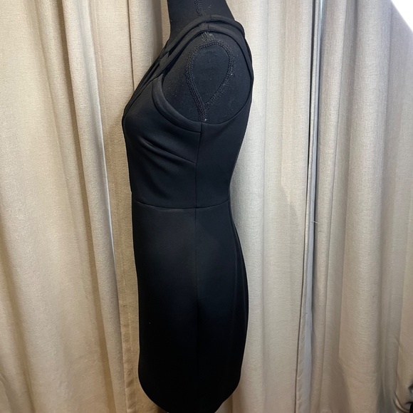 Guess Black Bodycon Cutout Cocktail Dress Size 4 - Picture 10 of 15